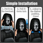 Ghost Face Headrest Covers