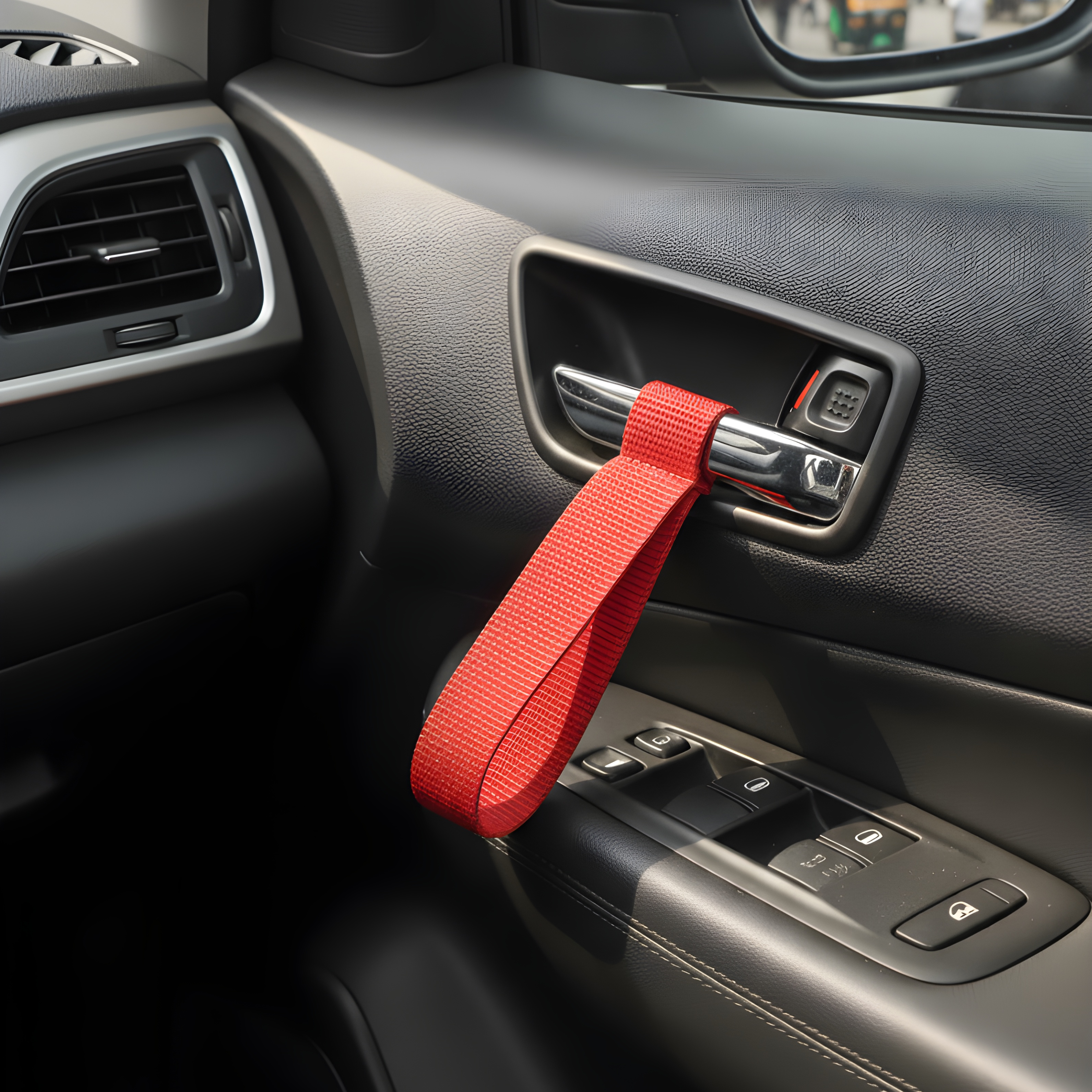 Sporty Car Door Pull Strap – Pack of 4