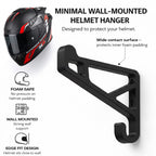 Universal Motorcycle Helmet Hanger for Wall