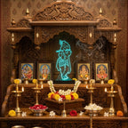 Divine Aura: App-Controlled Premium RGB Lord Krishna LED Lamp