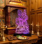 Divine Aura: App-Controlled Premium RGB Lord Krishna LED Lamp