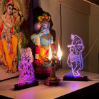 Divine Aura: App-Controlled Premium RGB Lord Krishna LED Lamp