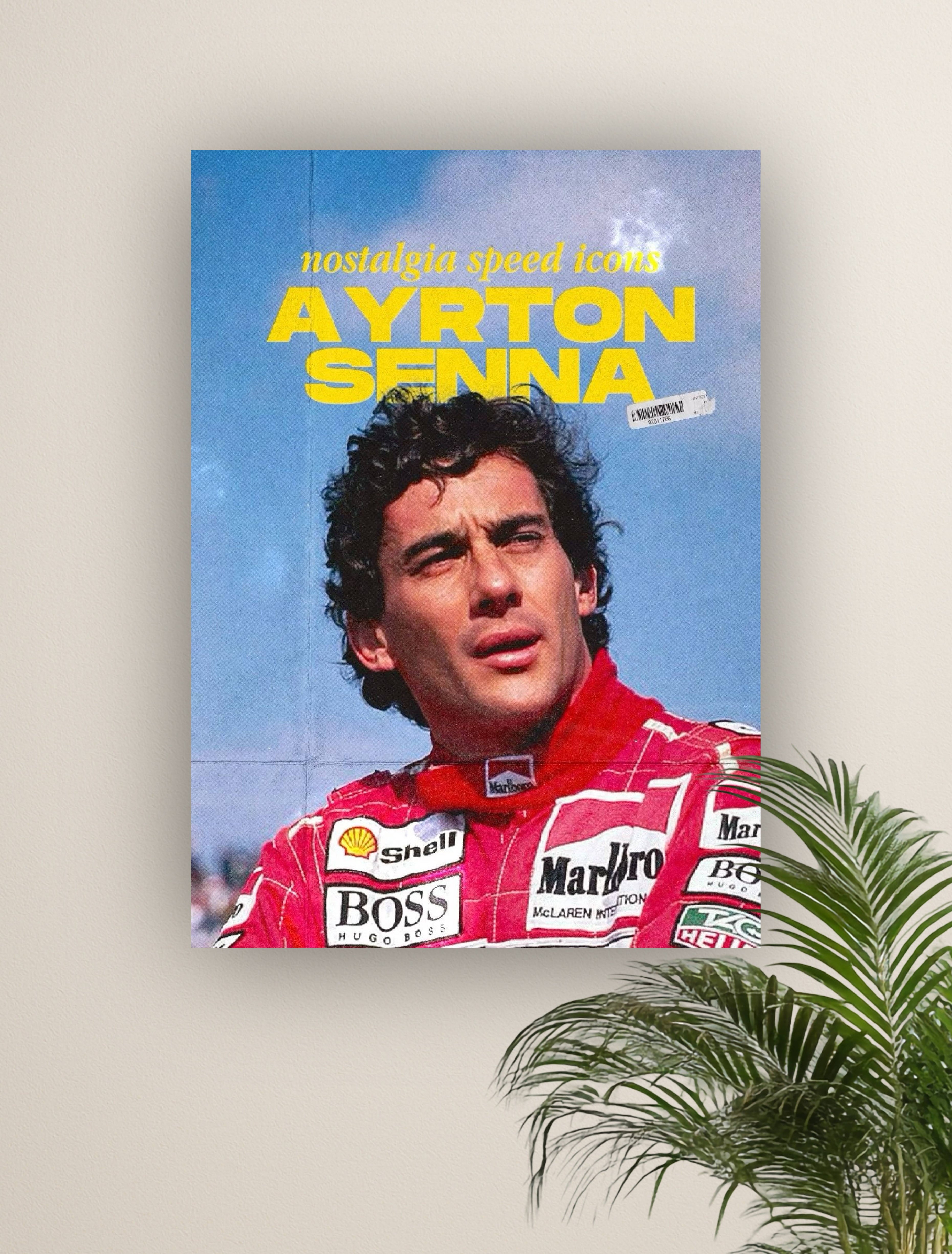 AYRTON SENNA | VISION F1 #021 | FORMULA 1 POSTERS