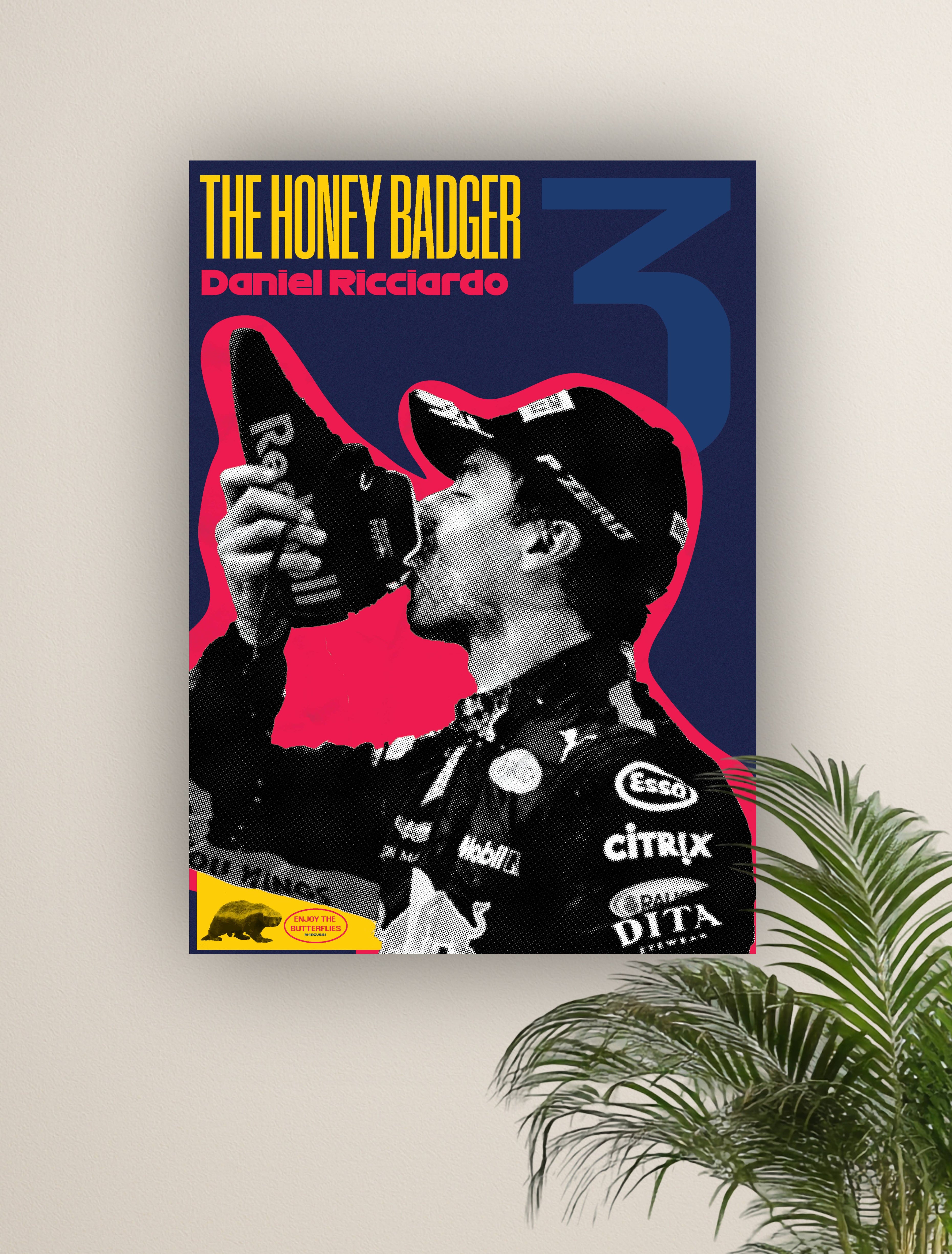 DANIEL RICCIARDO | VISION F1 #030 | FORMULA 1 POSTERS