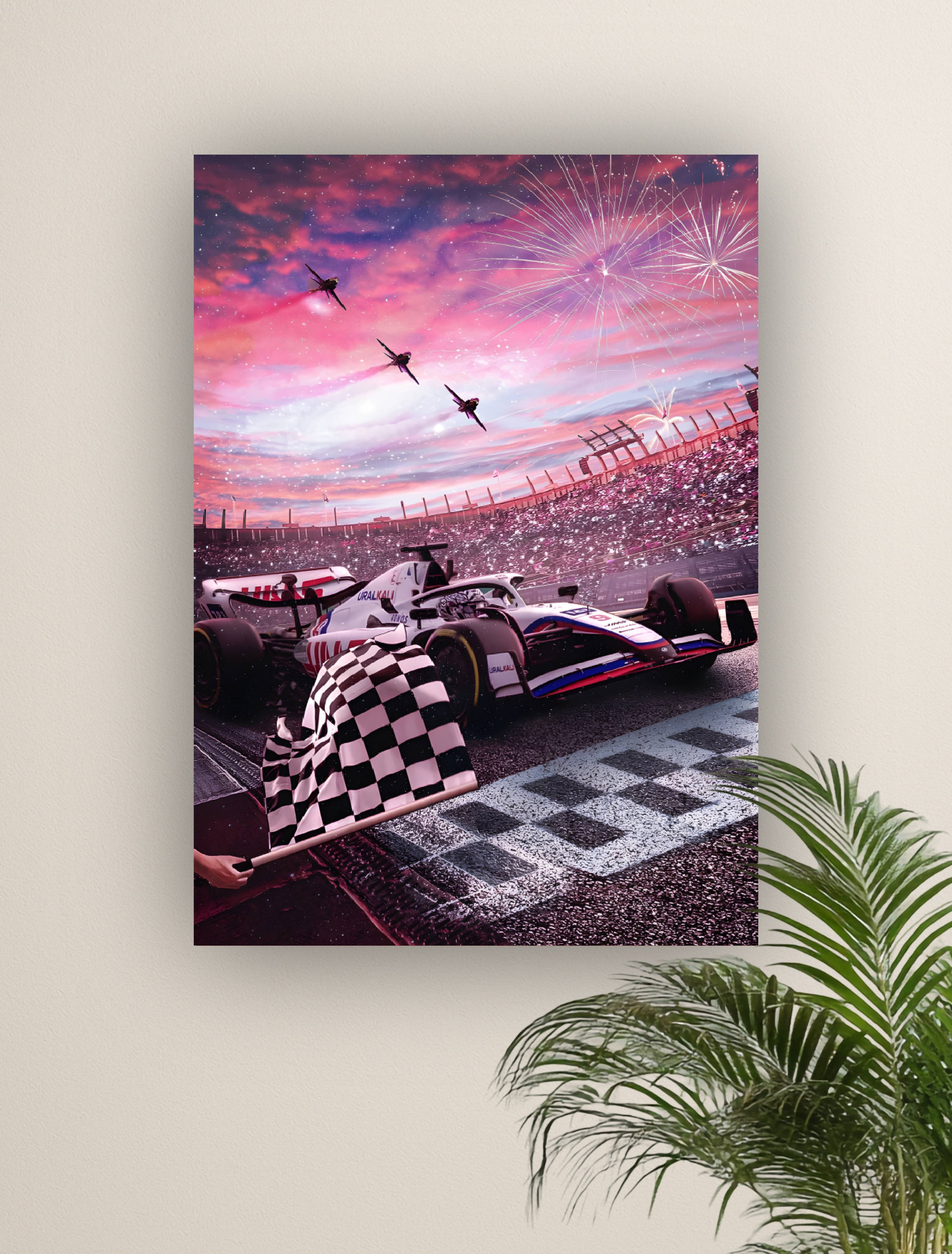 F1 FLAG | VISION F1 #025 | FORMULA 1 POSTERS