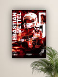 SEBASTIAN VETTEL | VISION F1 #027 | FORMULA 1 POSTERS