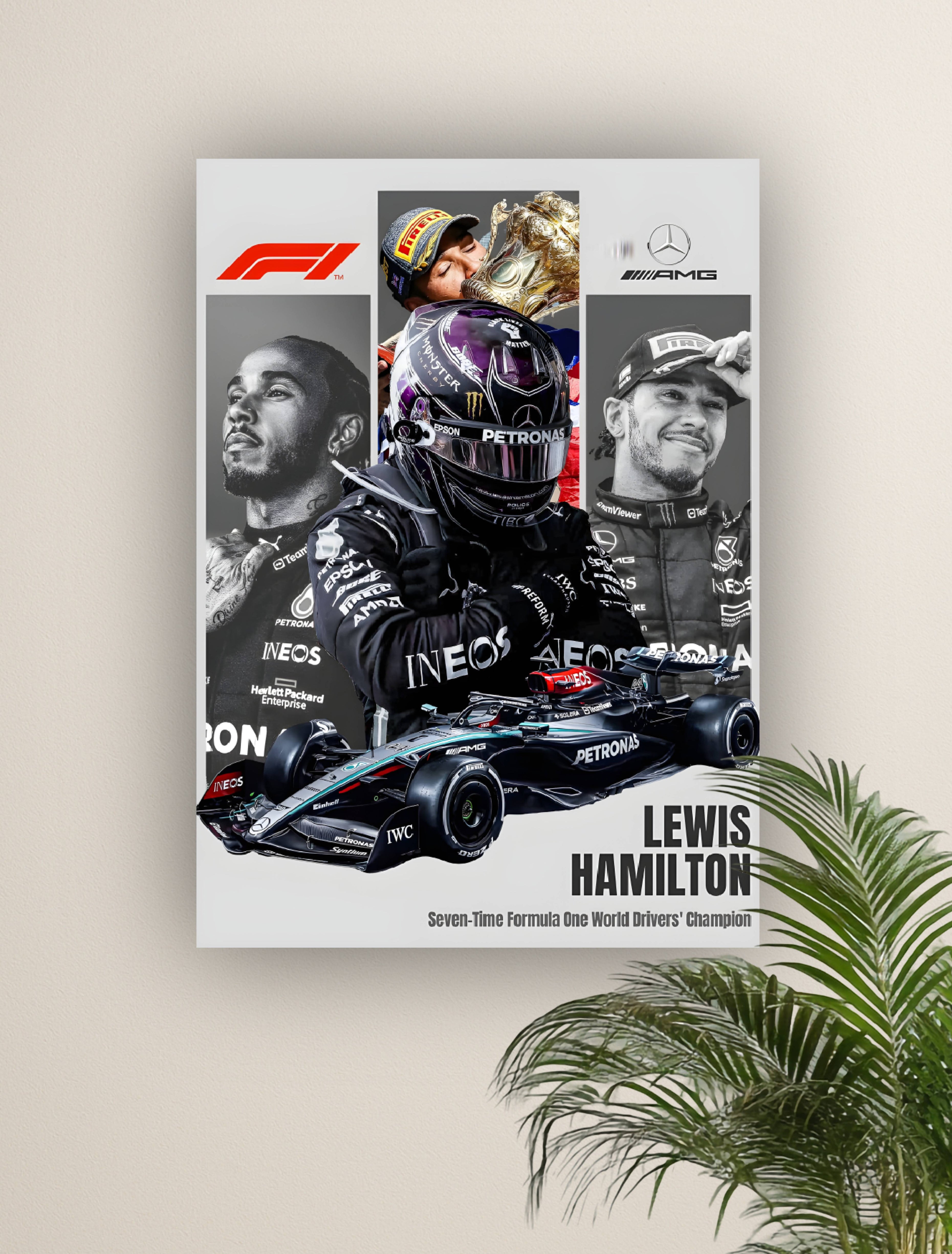 LEWIS HAMILTON | VISION F1 #026 | FORMULA 1 POSTERS