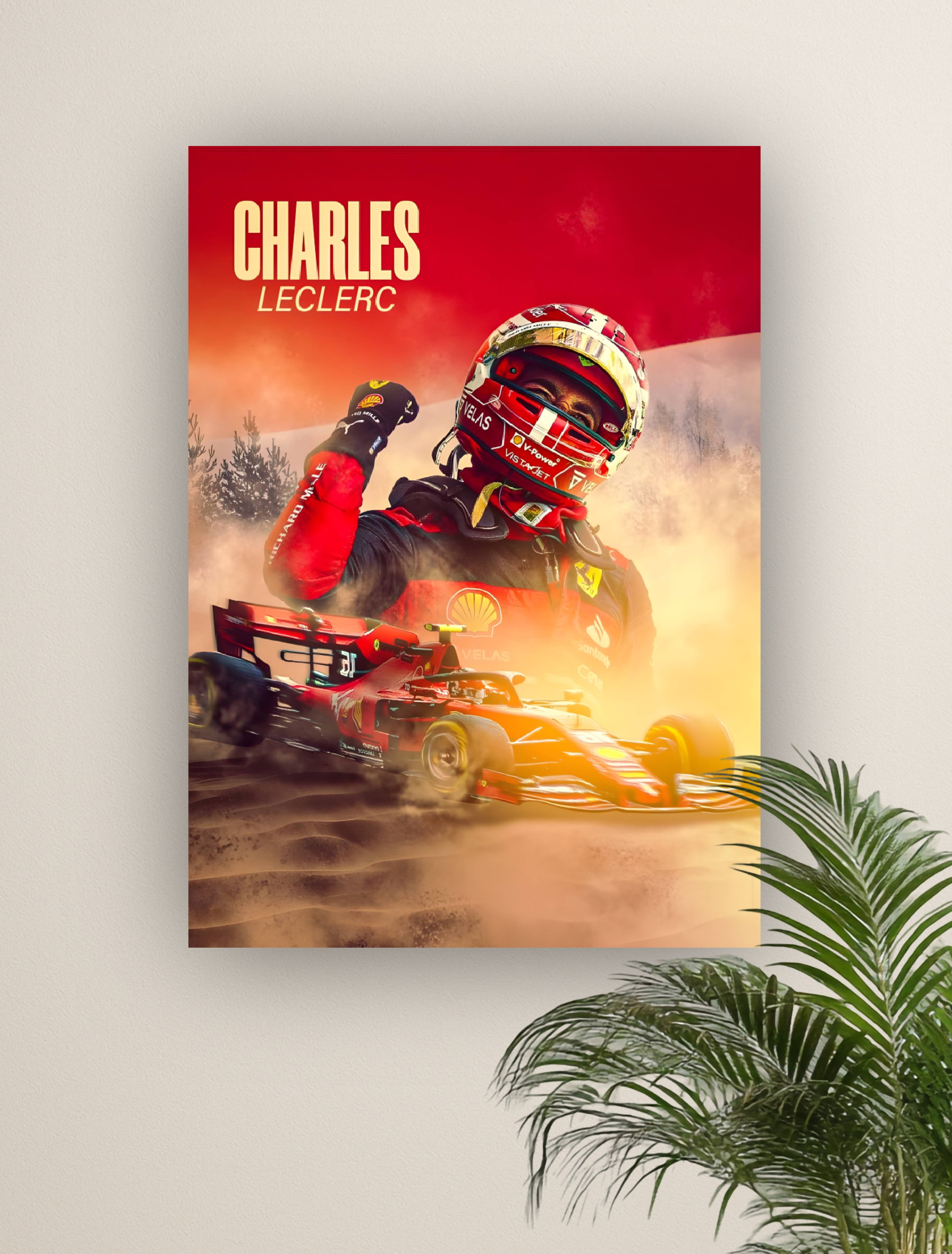 CHARLES LECLERC | VISION F1 #024 | FORMULA 1 POSTERS