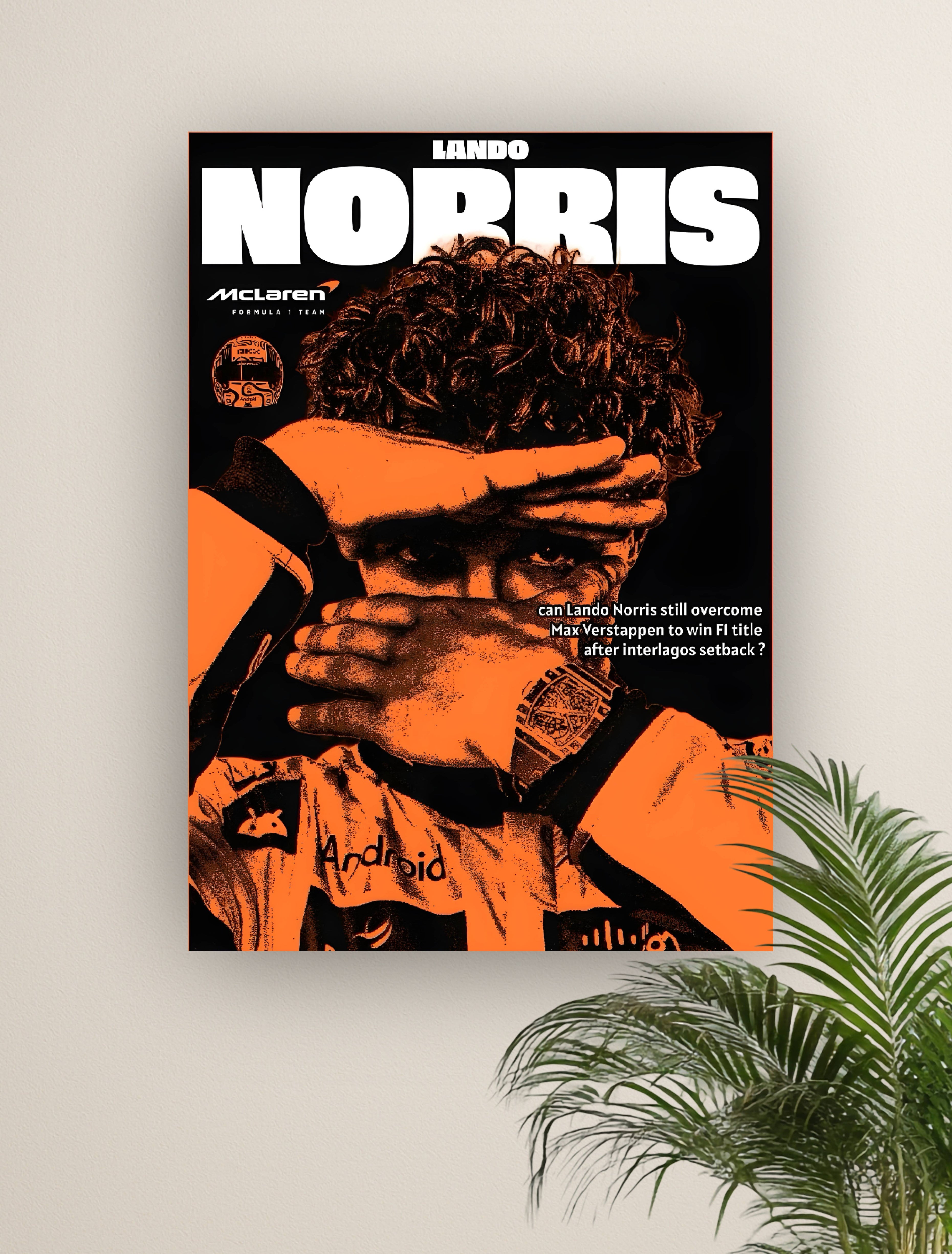 LANDO NORRIS | VISION F1 #003 | FORMULA 1 POSTERS