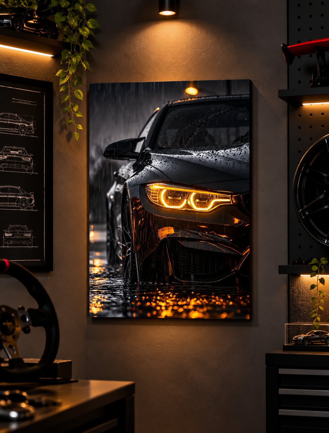 Customize Your Car/Bike Neon Poster