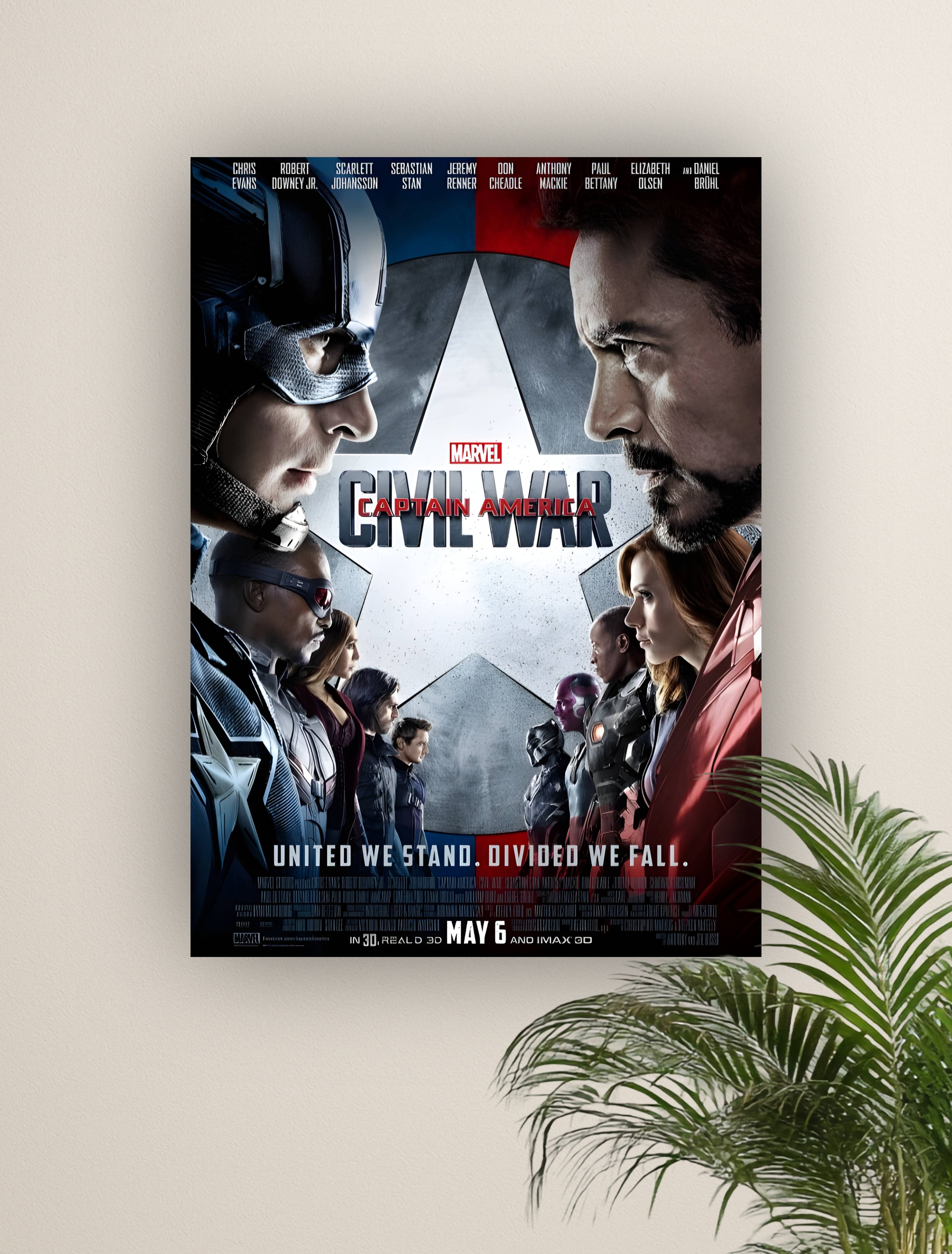 CIVIL WAR CAPTAIN AMERICA  | VISION SUPER-HEROS #111 | MARVEL POSTERS