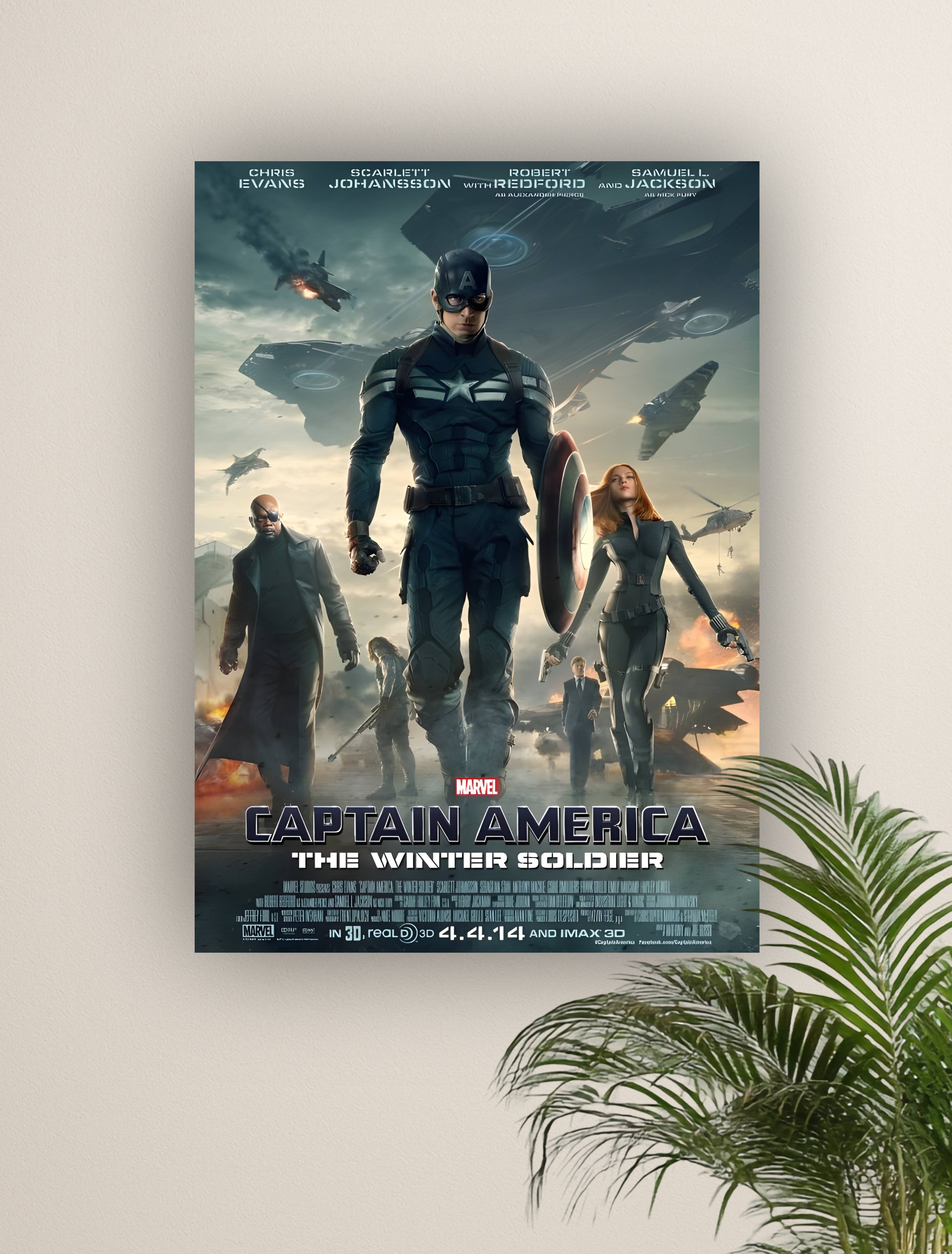 CAPTAIN AMERICA THE WINTER SOLDIER  | VISION SUPER-HEROS #117 | MARVEL POSTERS