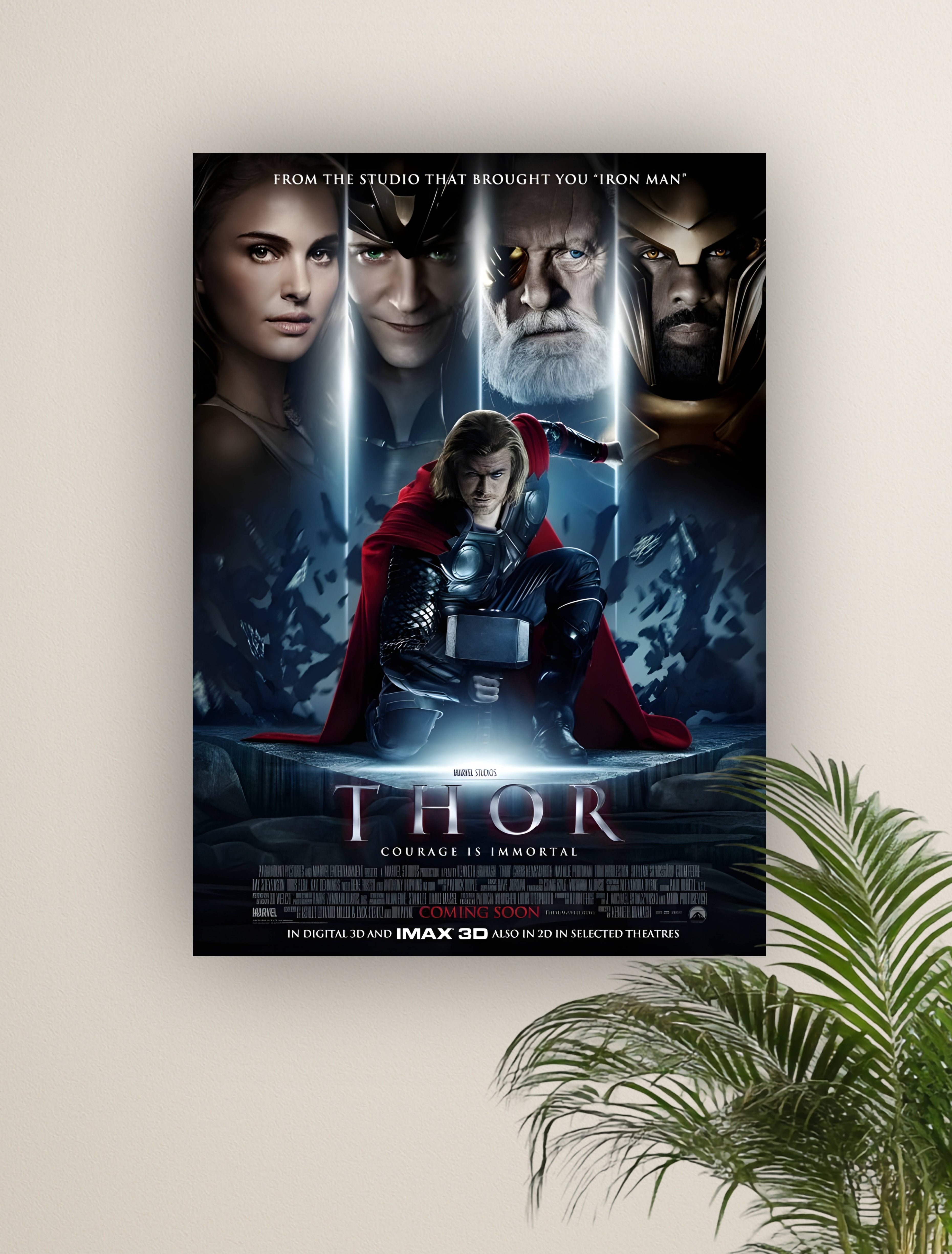 THOR COURAGE IS IMMORTAL  | VISION SUPER-HEROS #121 | MARVEL POSTERS