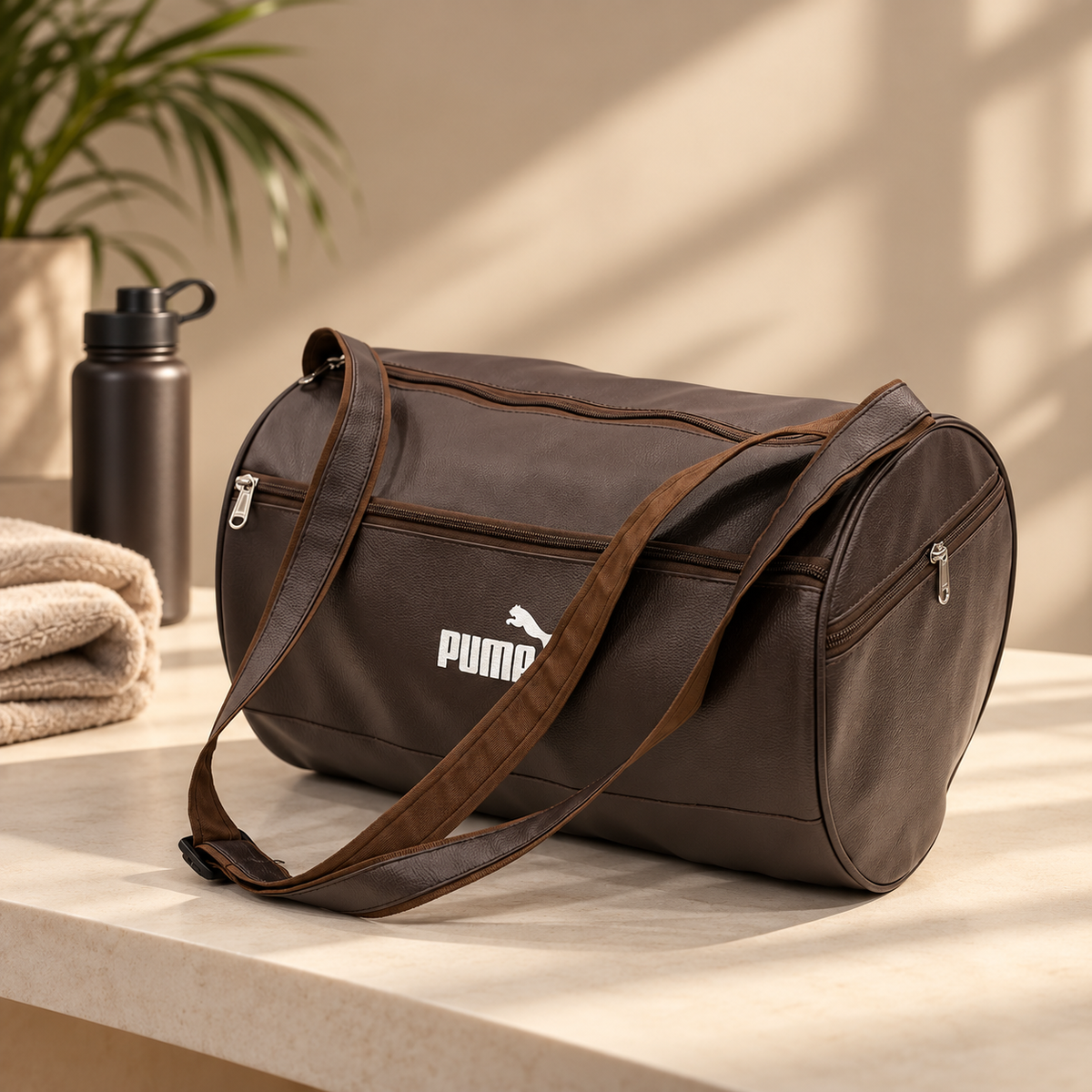 Duffel Bag 17L for Men & Women | 3-Compartment Gym & Sports Bag with Adjustable Shoulder Strap | 36 cm