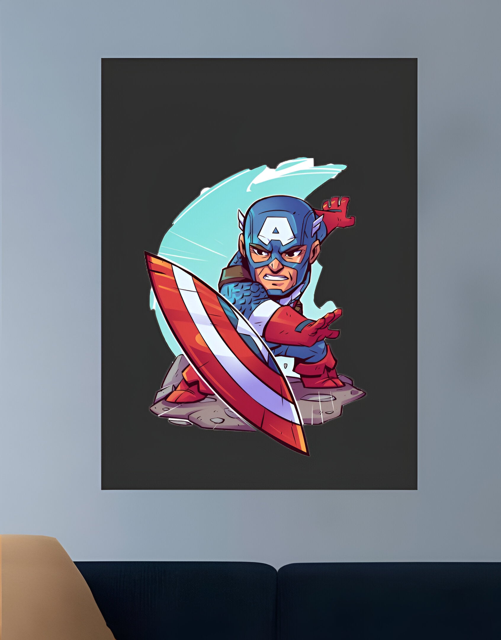 CAPTAIN AMERICA | VISION SUPER-HEROS #039 | HERO POSTERS