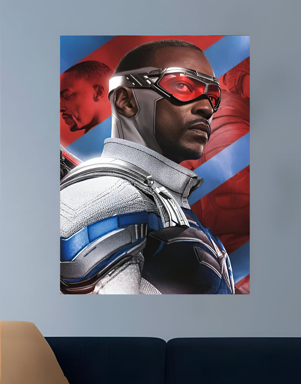 FALCON | VISION SUPER-HEROS #001 | HERO POSTERS – HIIQIFY