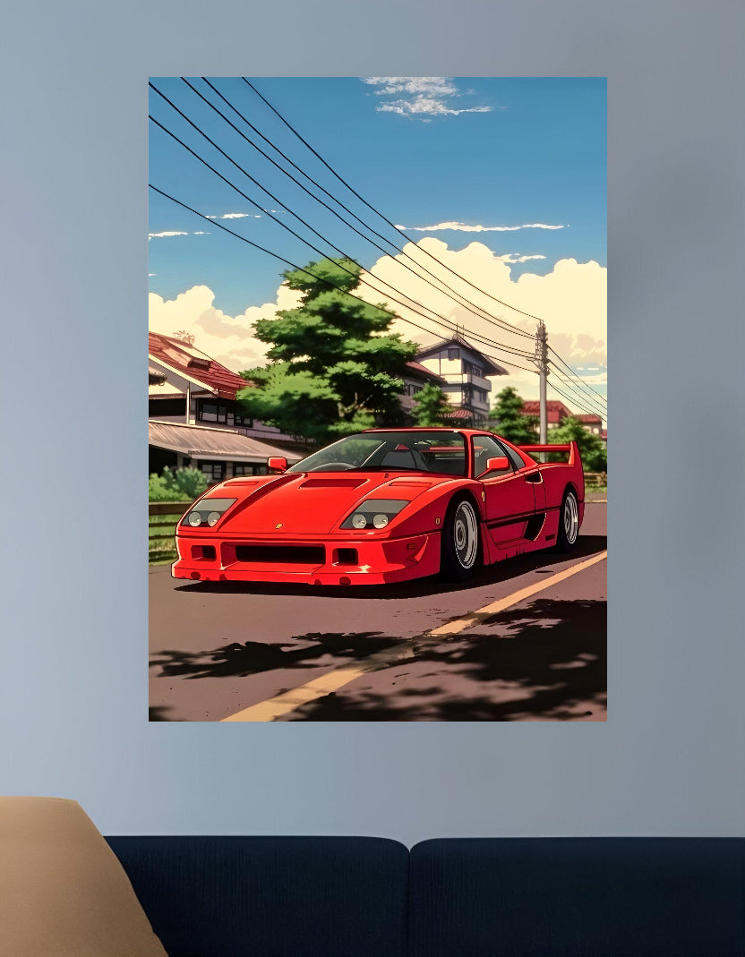 FERRARI | VISION CARS #083 | CAR POSTERS