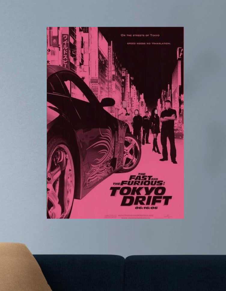 FAST AND FURIOUS-TOKYO DRIFT  | VISION PICTURES #103 | MOVIE SERIES POSTERS