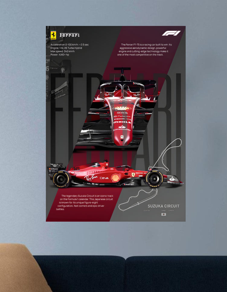 FERRARI | VISION CARS #133 | CAR POSTERS
