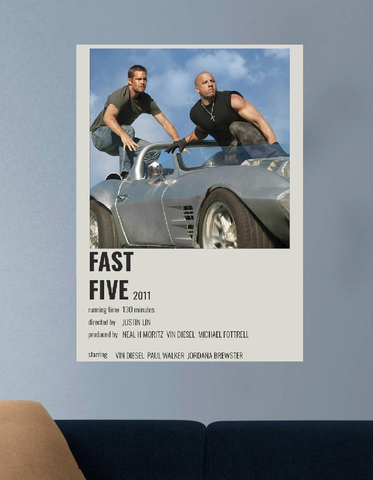FAST AND FURIOUS 2011 | VISION PICTURES #101 | MOVIE SERIES POSTERS