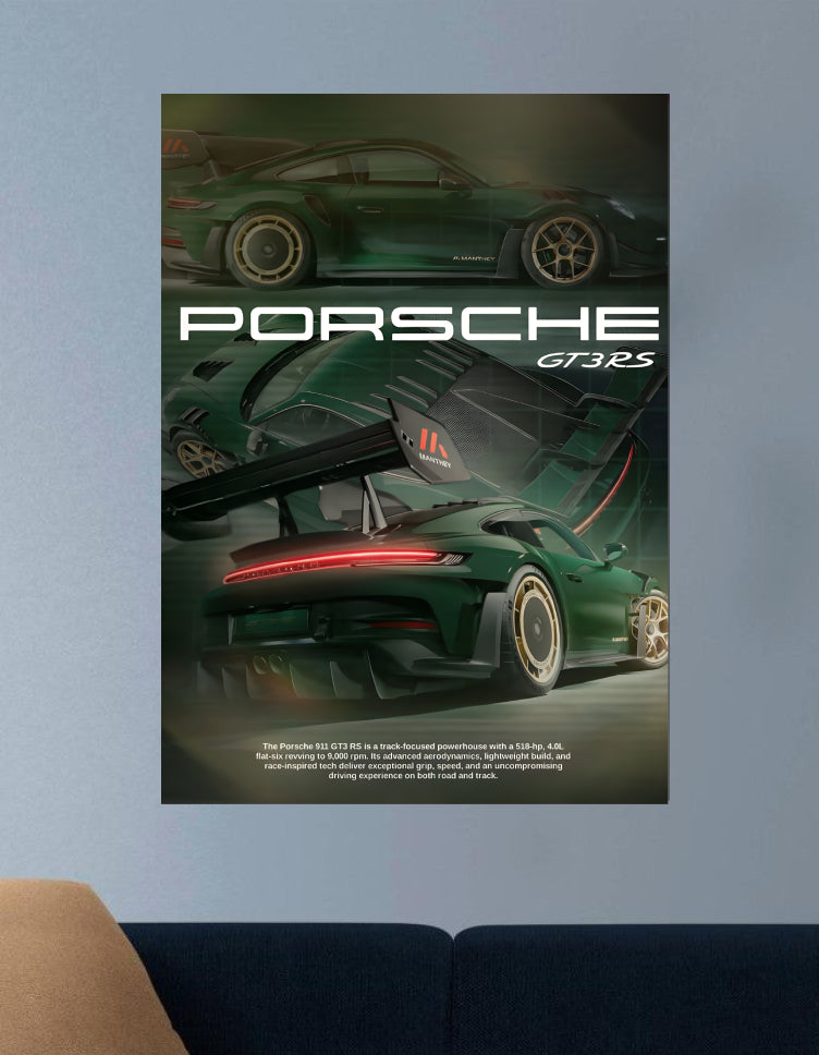 PORSCHE  | VISION CARS #134 | CAR POSTERS