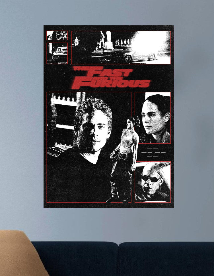 FAST AND FURIOUS | VISION PICTURES #098 | MOVIE SERIES POSTERS