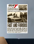 FAST AND FURIOUS-TOKYO DRIFT  | VISION PICTURES #104 | MOVIE SERIES POSTERS