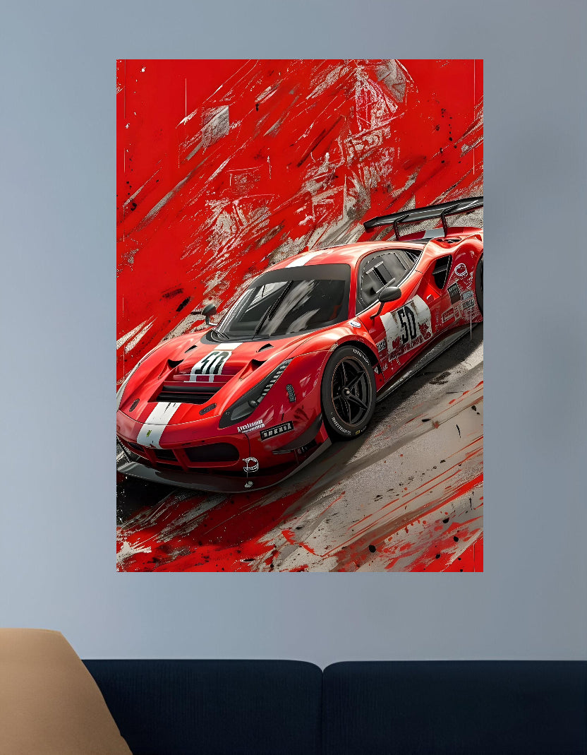 FERRARI | VISION CARS #081 | CAR POSTERS