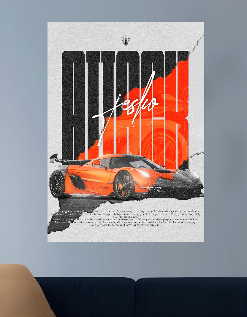 JESKO | VISION CARS #078 | CAR POSTERS