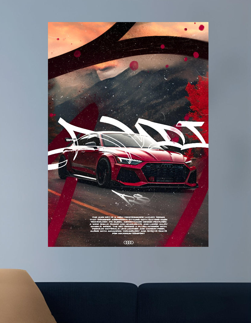 AUDI | VISION CARS #086 | CAR POSTERS