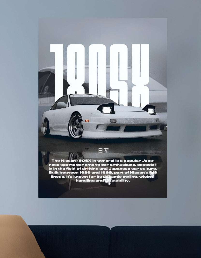 180SX | VISION CARS #076 | CAR POSTERS