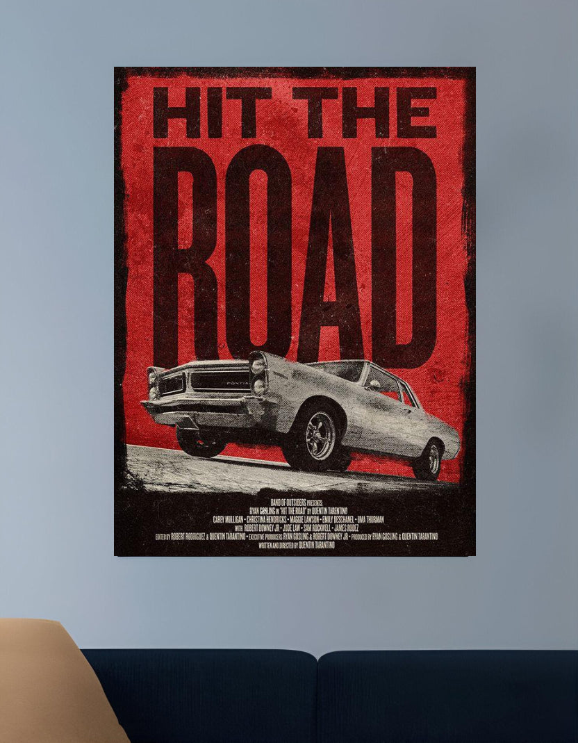 HIT THE ROAD | VISION CARS #087 | CAR POSTERS
