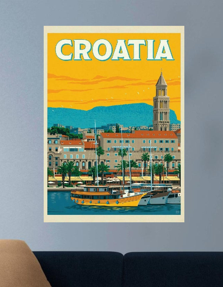 CROATIA | VISION PLACES #016 | BUCKET-LIST SPOTS POSTERS