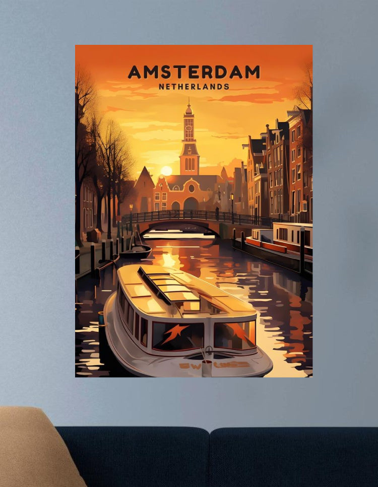 AMSTERDAM | VISION PLACES #010 | BUCKET-LIST SPOTS POSTERS