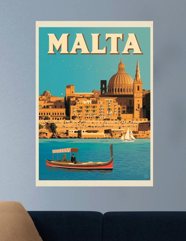 MALTA | VISION DESTINATIONS #001 | BUCKET-LIST SPOTS POSTERS