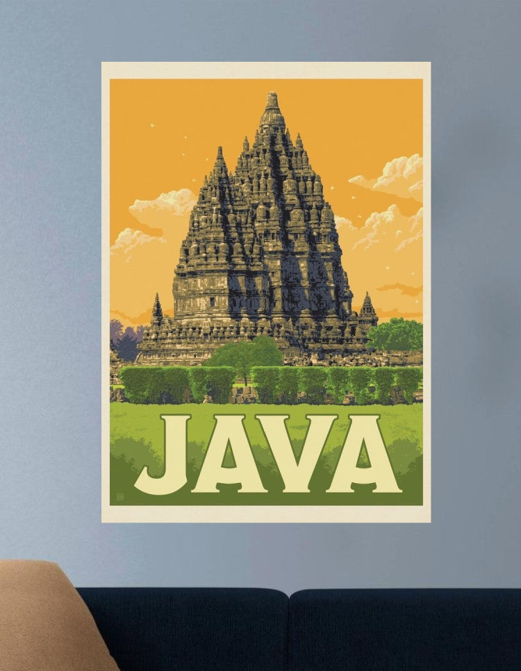 Java Destonations JAVA | VISION DESTINATIONS #003 | BUCKET-LIST SPOTS POSTERS – HIIQIFY
