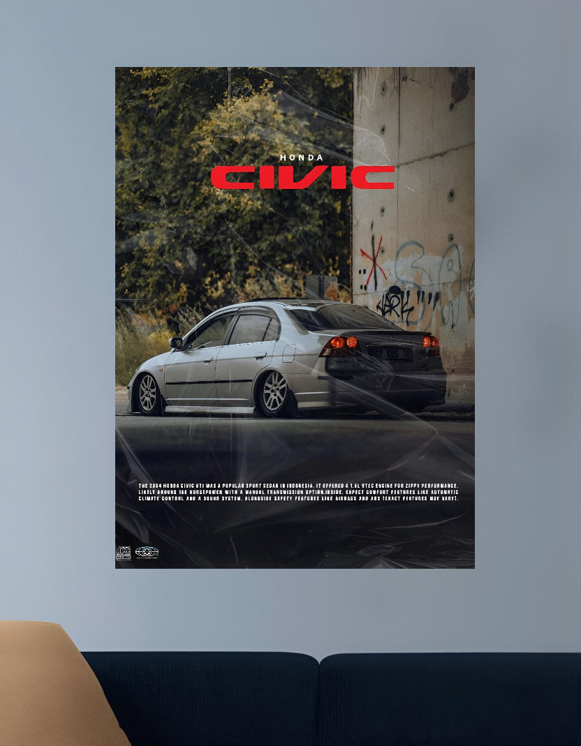 CIVIC | VISION CARS #066 | CAR POSTERS