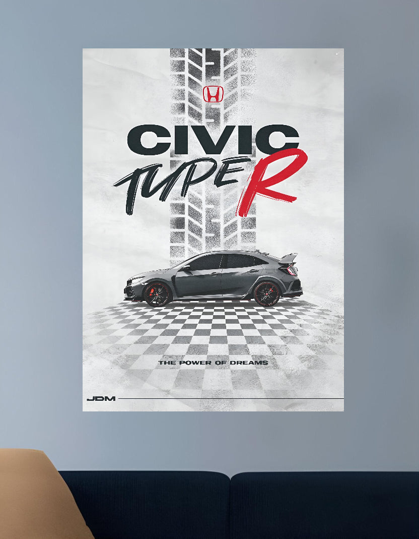 CIVIC | VISION CARS #065 | CAR POSTERS