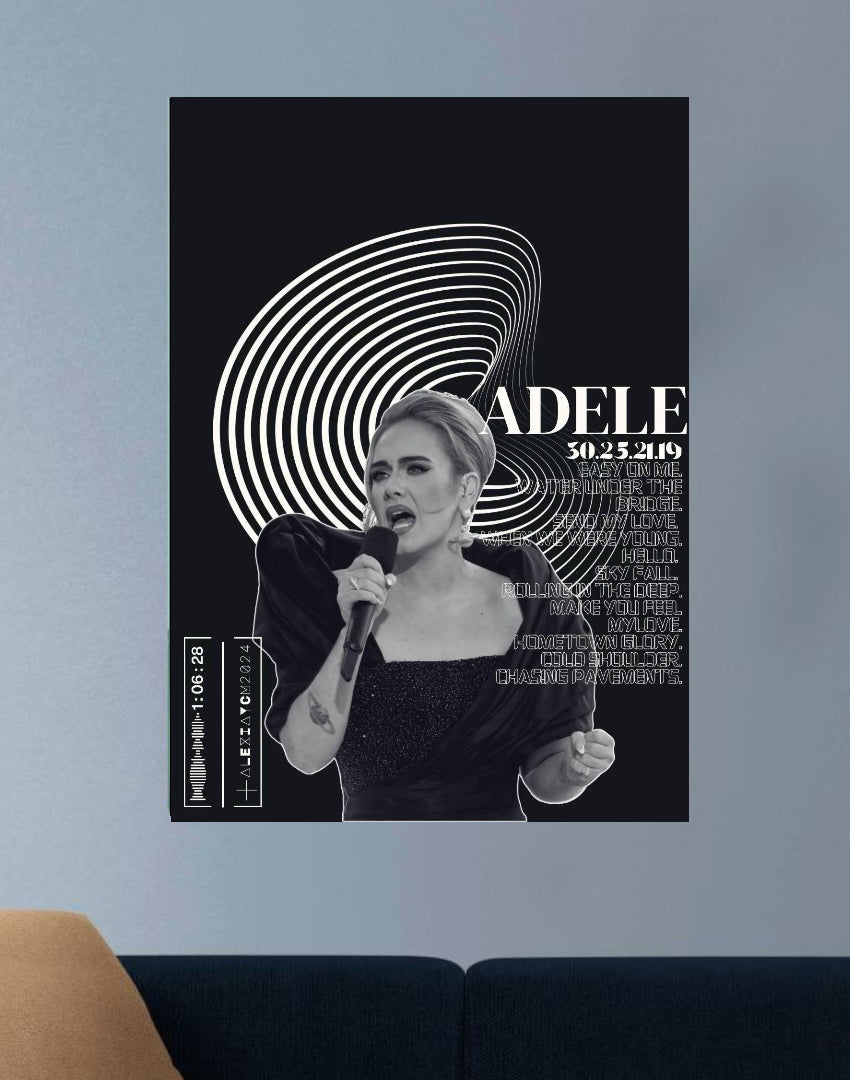 ADELE | VISION SINGERS #61 | MUSIC POSTERS
