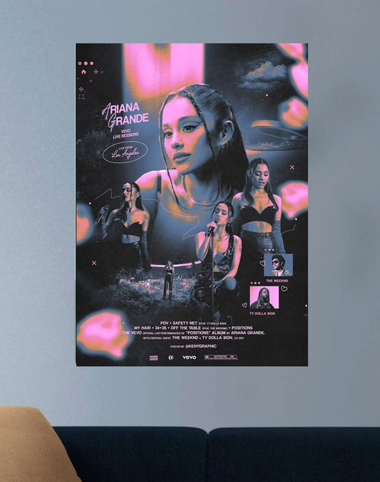 ARIANA GRANDE | VISION SINGERS #52 | MUSIC POSTERS
