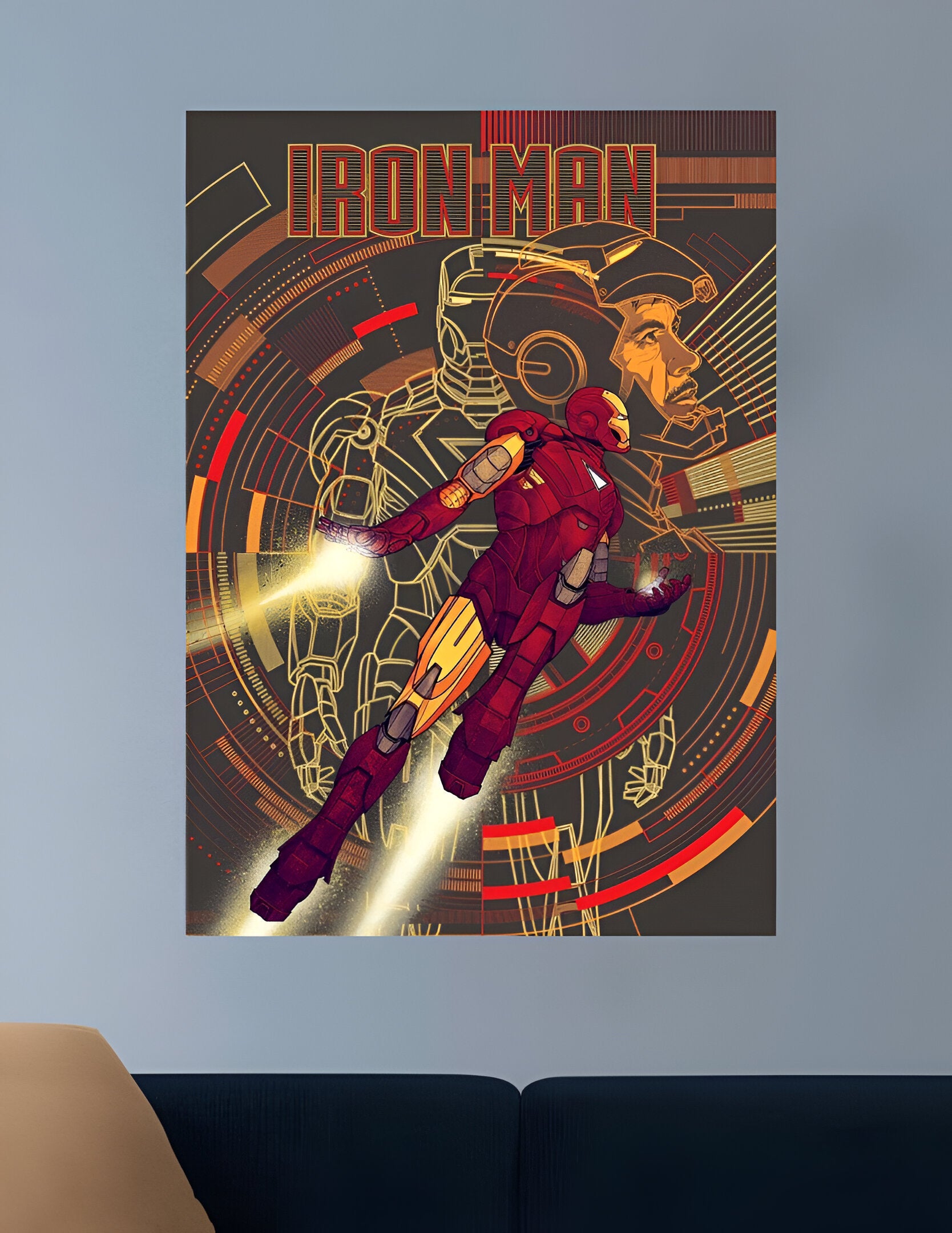 IRON MAN | VISION PICTURES #090 | MOVIE SERIES POSTERS