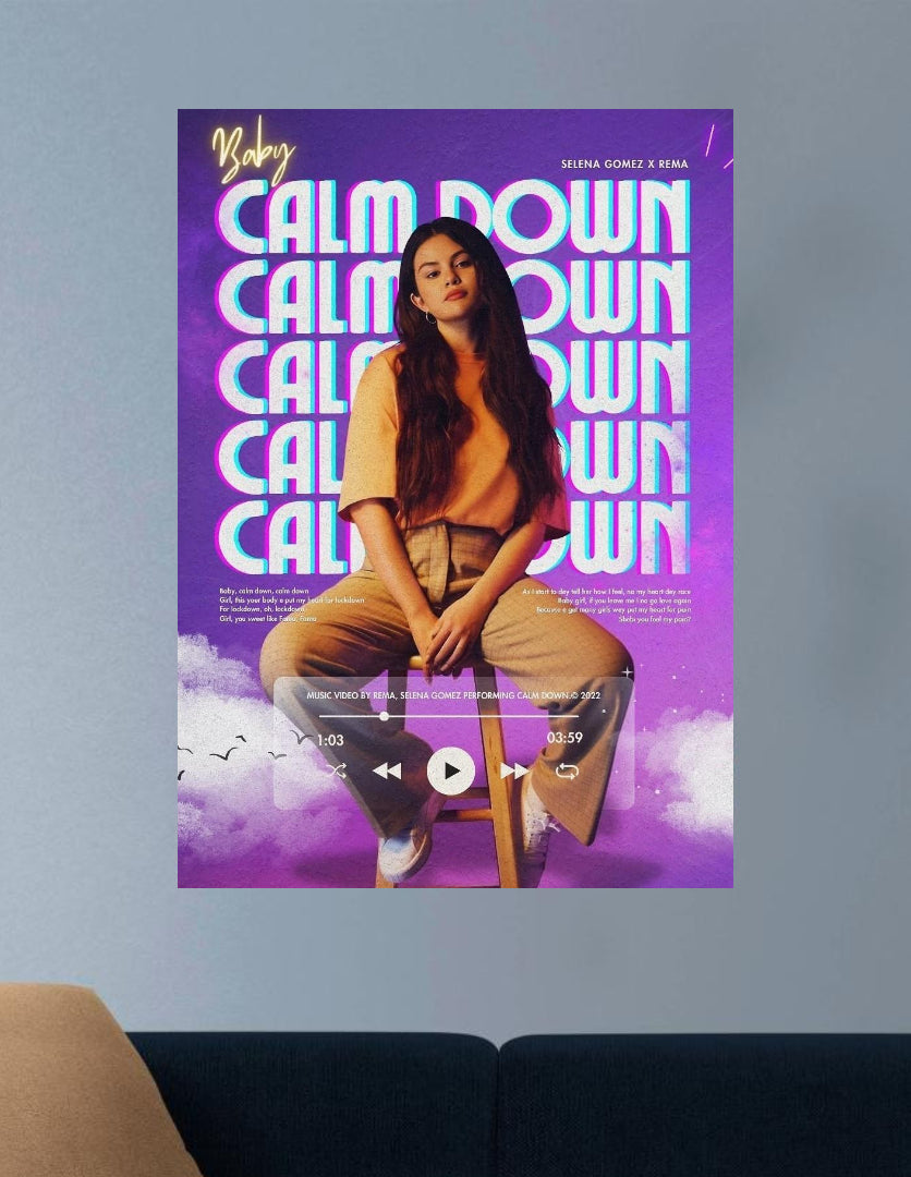 CALM DOWN | VISION SINGERS #45 | MUSIC POSTERS