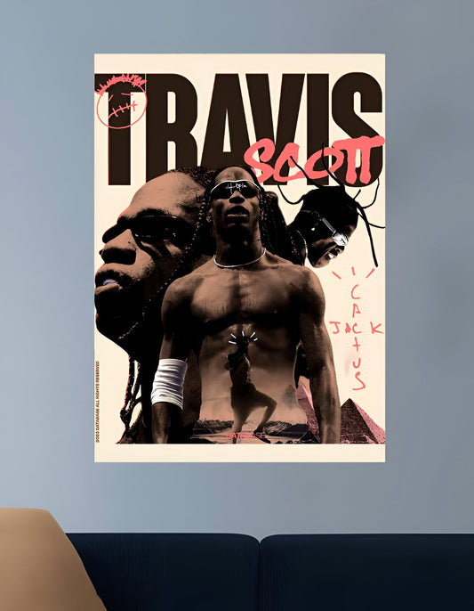 TRAVIS SCOTT | VISION VOICE #021 | MUSIC POSTERS