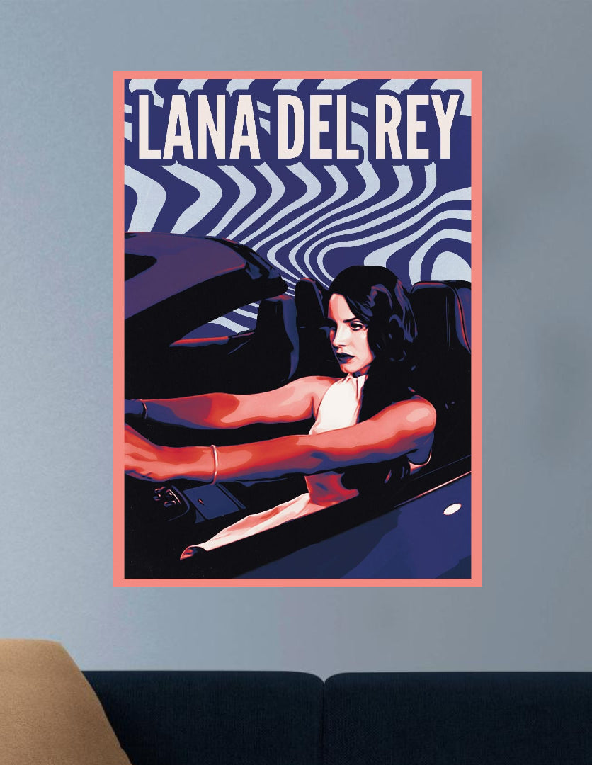LANA DEL RAY | VISION SINGERS #39 | MUSIC POSTERS
