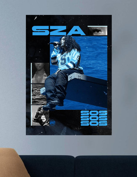 SZA | VISION SINGERS #37 | MUSIC POSTERS