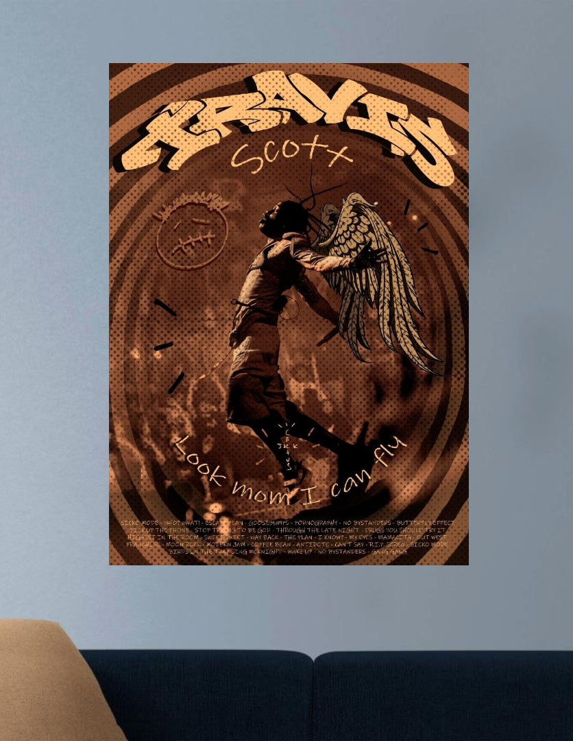 TRAVIS SCOTT | VISION SINGERS #34 | MUSIC POSTERS