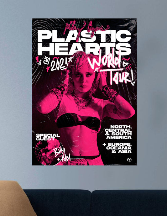 PLASTIC HEARTS | VISION SINGERS #32 | MUSIC POSTERS