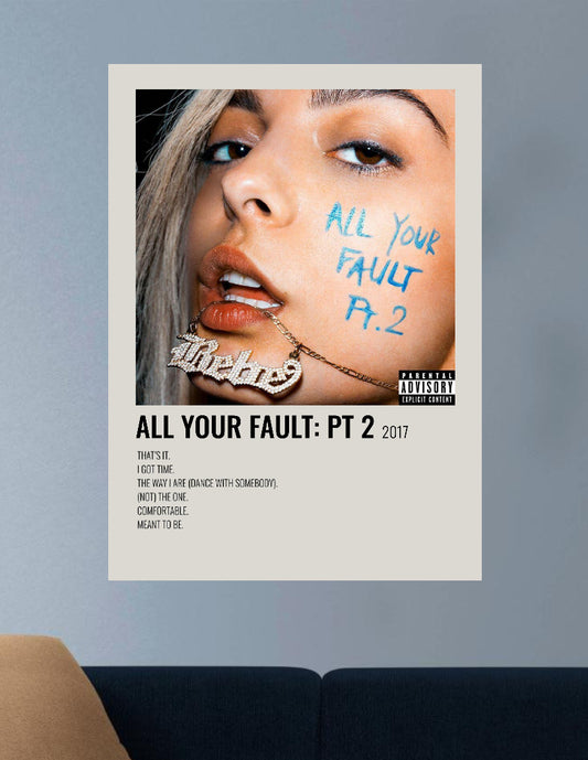 ALL YOUR FAULT | VISION SINGERS #30 | MUSIC POSTERS