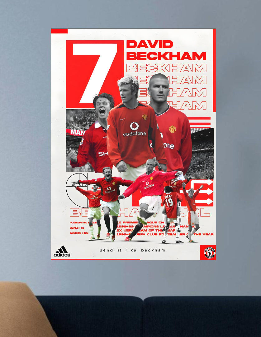 BECKHAM | VISION SPORTS #040 | FOOTBALL POSTERS