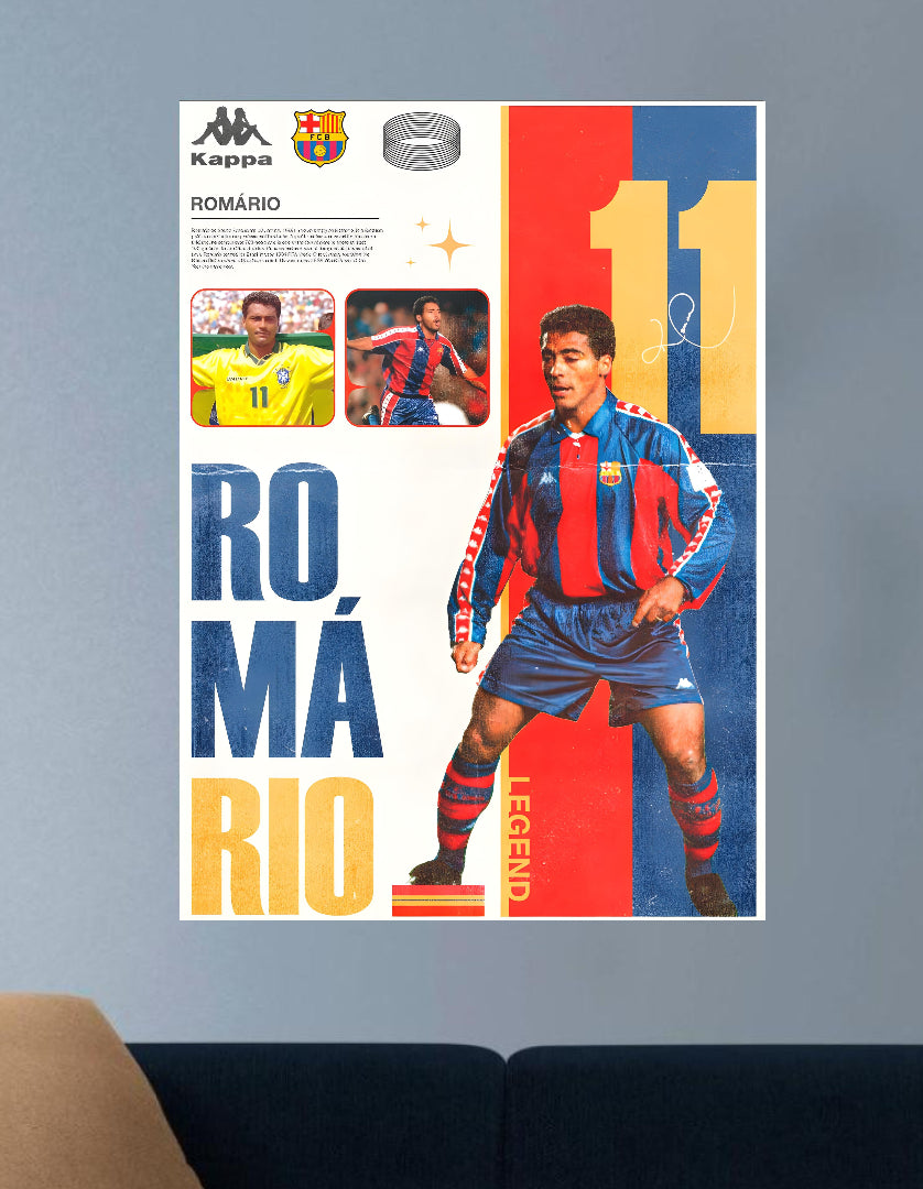 ROMARIO | VISION SPORTS #042 | FOOTBALL POSTERS